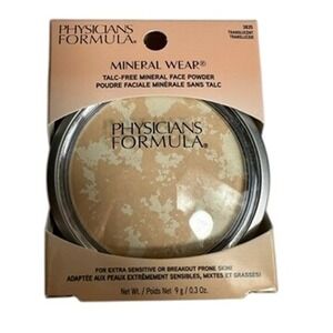 Physicians Formula Mineral Wear Talc Free Mineral Face Powder Translucent Makeup